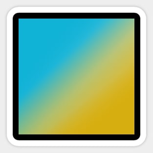 Blue Yellow Gradient Sticker